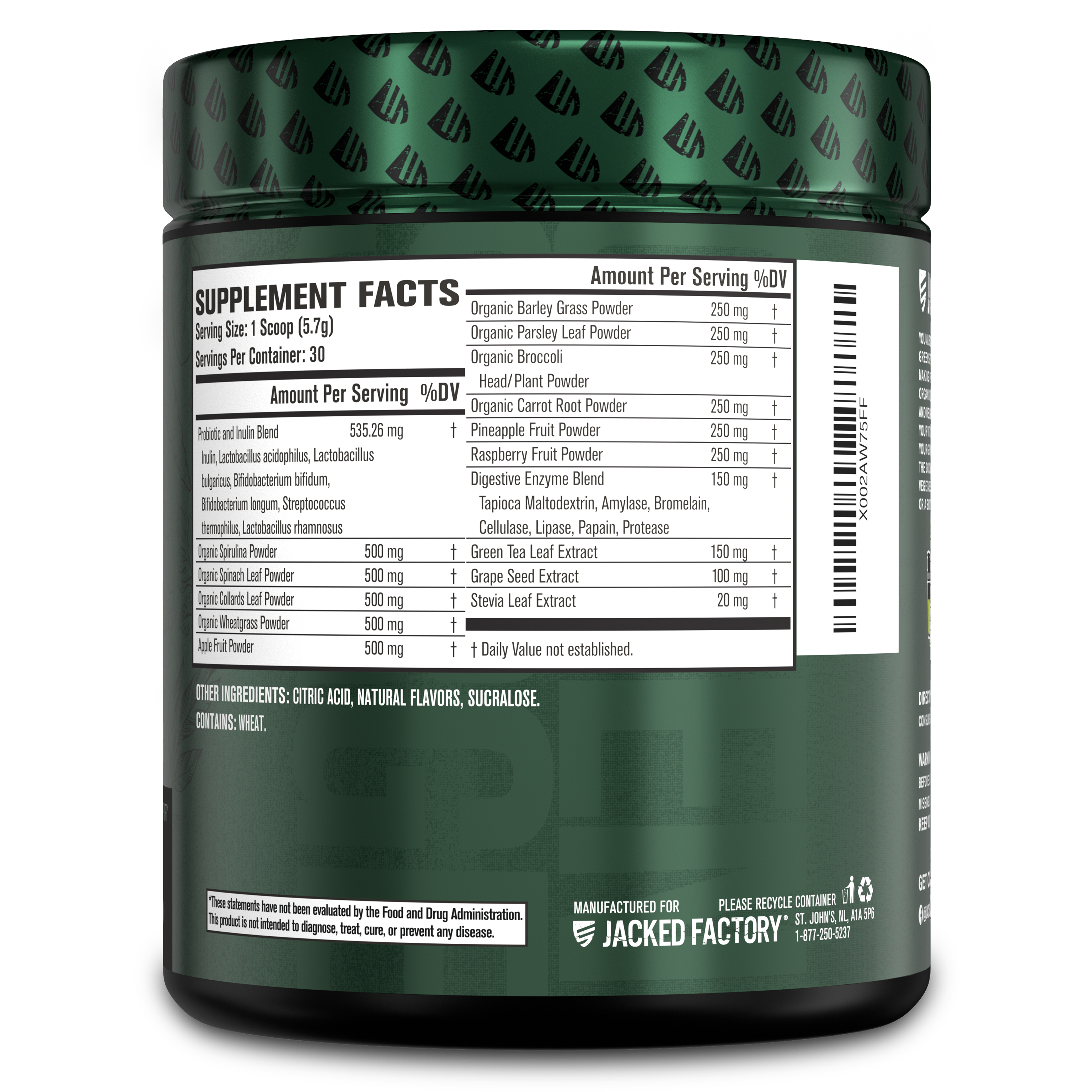 Green Surge Greens Powder w/Probiotics & Digestive Enzymes