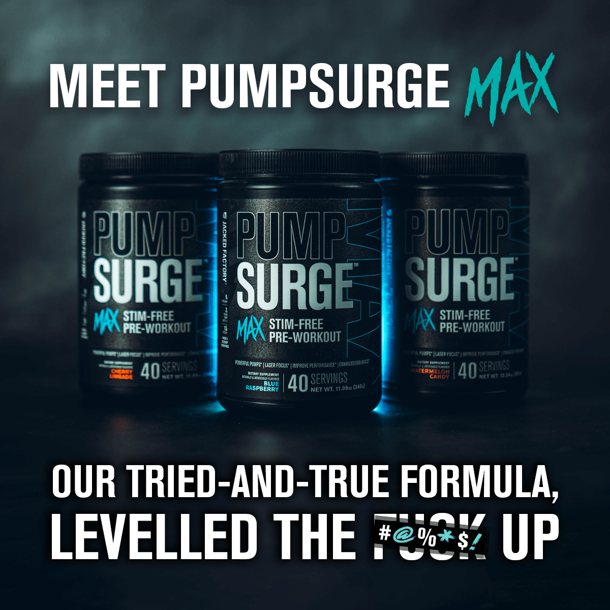 Pumpsurge Max Stim-Free Pre-Workout