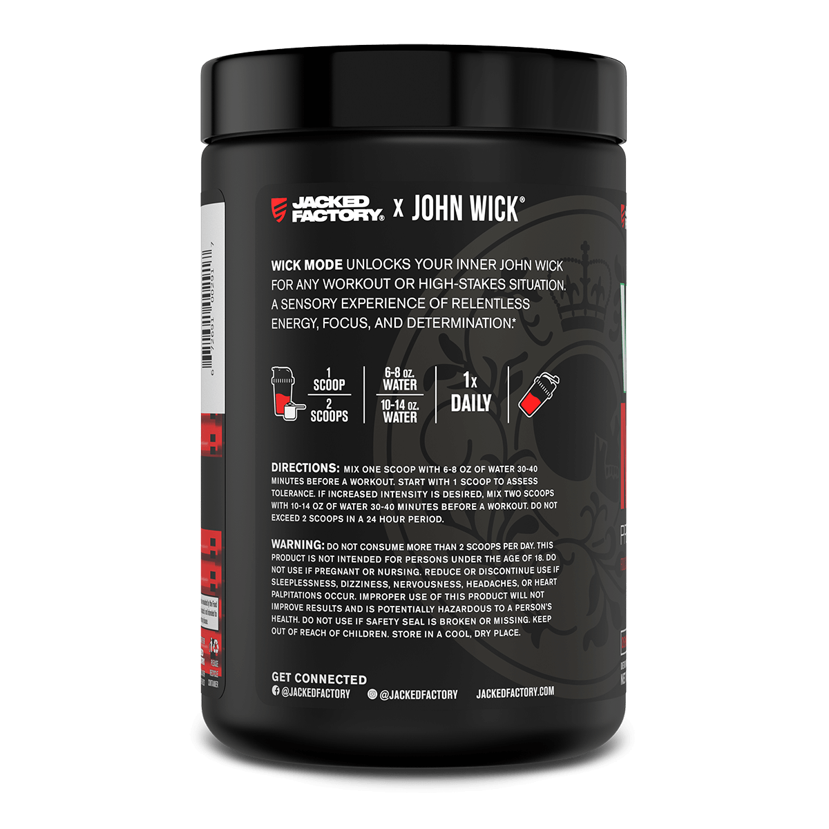 Jacked Factory X John Wick - Wick Mode Pre-Workout