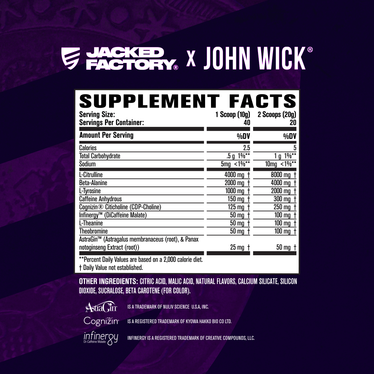 Jacked Factory X John Wick - Wick Mode Pre-Workout