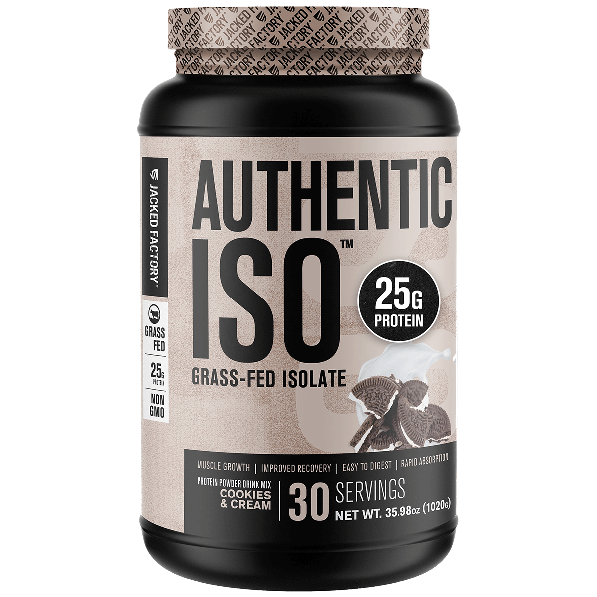 Authentic Iso - Grass-Fed Whey Protein Isolate